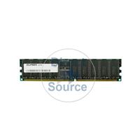 Elpida EBD21RD4ABNA-6B - 2GB DDR PC-2700 ECC Registered 184-Pins Memory