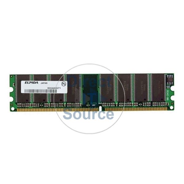Elpida EBD25UC8AKFA-5C - 256MB DDR PC-3200 Non-ECC Unbuffered Memory