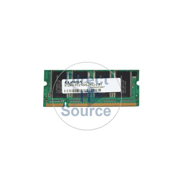 Elpida EBD52UC8AKDA-7A - 512MB DDR PC-2100 200-Pins Memory
