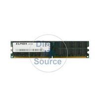 Elpida EBE10RD4ABFA-5C-E - 1GB DDR2 PC2-4200 ECC Registered 240-Pins Memory