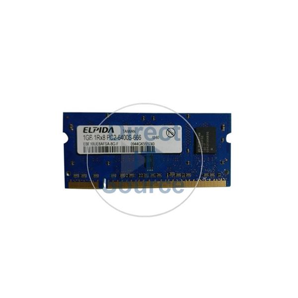 Elpida EBE10UE8AFSA-8G-F - 1GB DDR2 PC2-6400 200-Pins Memory