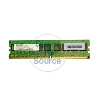 Elpida EBE11ED8AGWA-6E-E - 1GB DDR2 PC2-5300 ECC Unbuffered 240-Pins Memory