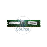 Elpida EBE11ED8AJWA-6E-E - 1GB DDR2 PC2-5300 ECC Unbuffered 240-Pins Memory