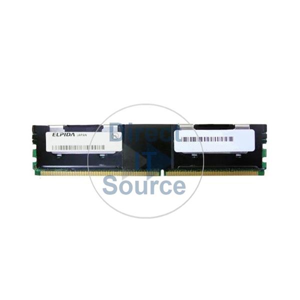 Elpida EBE11FD8AHFL-6E-E - 1GB DDR2 PC2-5300 ECC Fully Buffered 240-Pins Memory