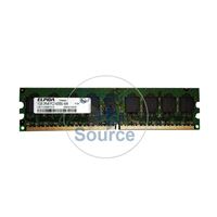 Elpida EBE11UD8AEFA-5C - 1GB DDR2 PC2-4200 Non-ECC Unbuffered 240-Pins Memory