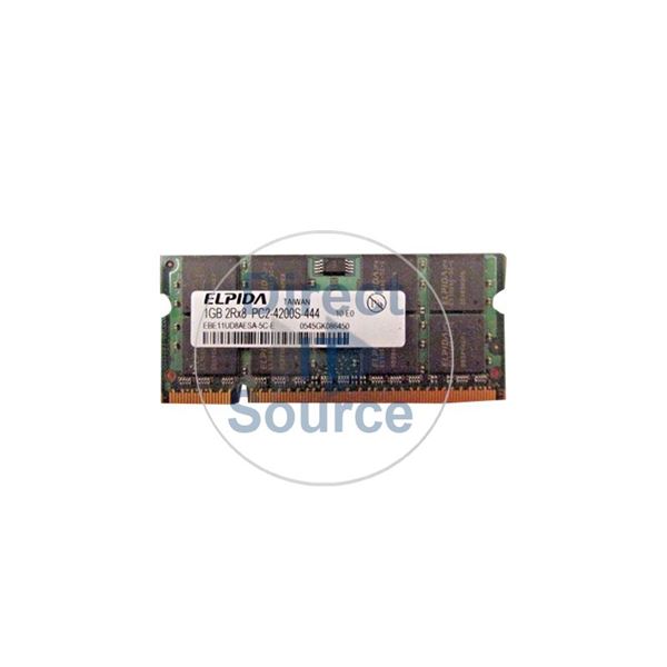 Elpida EBE11UD8AESA-5C-E - 1GB DDR2 PC2-4200 Non-ECC Unbuffered 200-Pins Memory