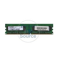 Elpida EBE11UD8AGFA-5C-E - 1GB DDR2 PC2-4200 Non-ECC Unbuffered 240-Pins Memory