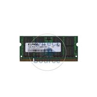Elpida EBE11UD8AGSA-6E-E - 1GB DDR2 PC2-5300 200-Pins Memory