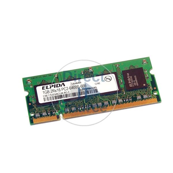 Elpida EBE11UE6ACUA-8G-E - 1GB DDR2 PC2-6400 200-Pins Memory