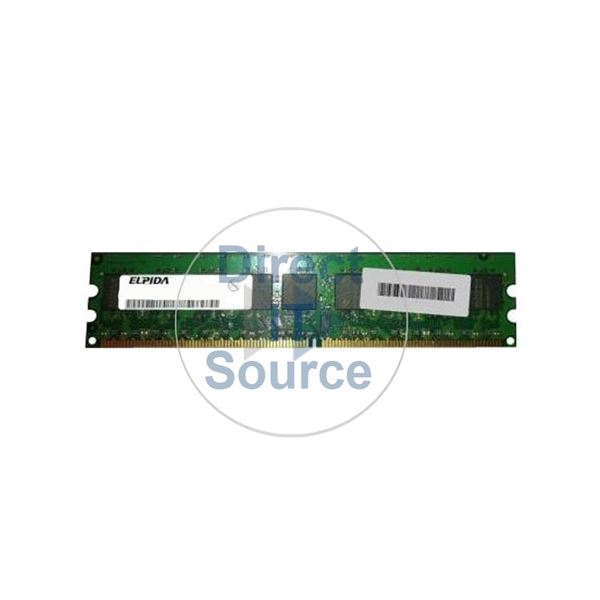 Elpida EBE21EE8ACWA-6E-E - 2GB DDR2 PC2-5300 ECC Unbuffered 240-Pins Memory