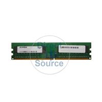 Elpida EBE21UE8ACFA-6E-E - 2GB DDR2 PC2-5300 Non-ECC Unbuffered 240-Pins Memory
