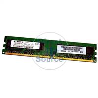 Elpida EBE21UE8ACWA-6E-E - 2GB DDR2 PC2-5300 Non-ECC Unbuffered 240-Pins Memory