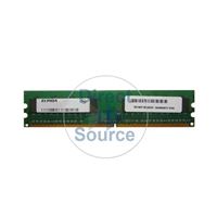 Elpida EBE21UE8ACWB-6E-E - 2GB DDR2 PC2-5300 Non-ECC Unbuffered 240-Pins Memory