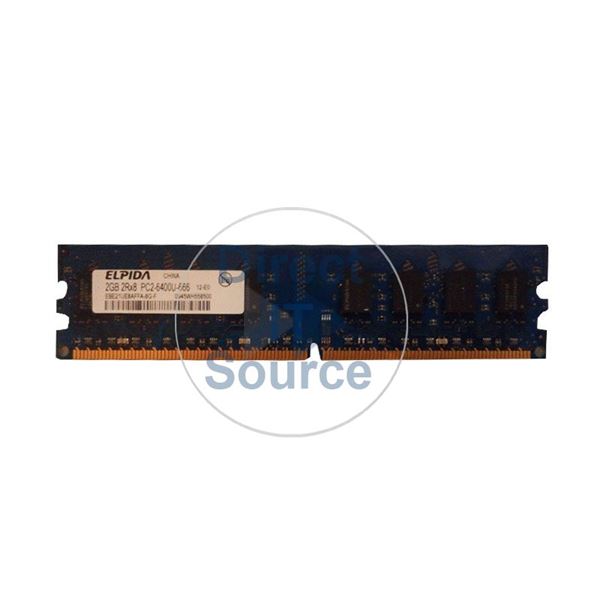 Elpida EBE21UE8AFFA-8G-F - 2GB DDR2 PC2-6400 Non-ECC Unbuffered 240-Pins Memory