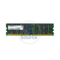 Elpida EBE41RE4ABHA-6E-E - 4GB DDR2 PC2-5300 ECC Registered 240-Pins Memory