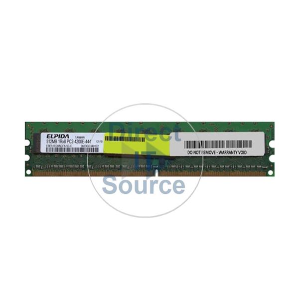 Elpida EBE51ED8AGFA-5C-E - 512MB DDR2 PC2-4200 ECC 240-Pins Memory
