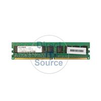 Elpida EBE51ED8AGWA-6E-E - 512MB DDR2 PC2-5300 ECC Unbuffered 240-Pins Memory