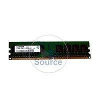 Elpida EBE51UD8ABFA-5C-E - 512MB DDR2 PC2-4200 Non-ECC Unbuffered 240-Pins Memory