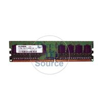 Elpida EBE51UD8AGFA-5C-E - 512MB DDR2 PC2-4200 Non-ECC Unbuffered 240-Pins Memory