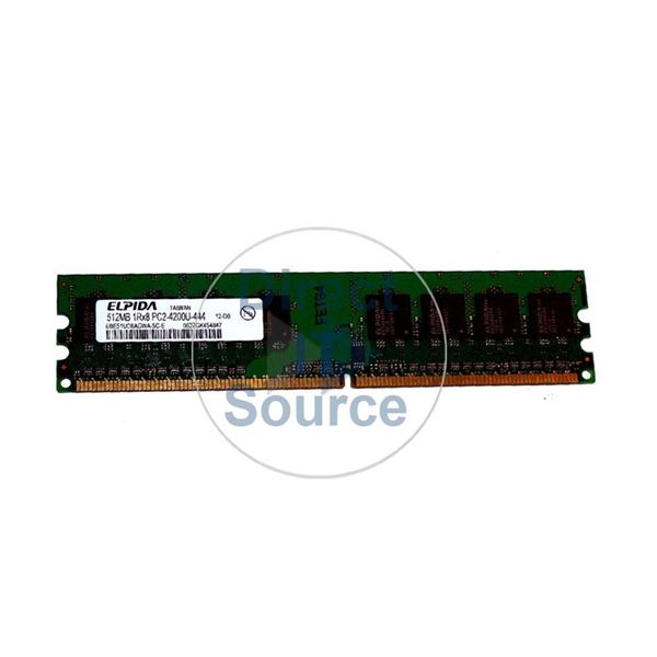 Elpida EBE51UD8AGWA-5C-E - 512MB DDR2 PC2-4200 Non-ECC Unbuffered 240-Pins Memory