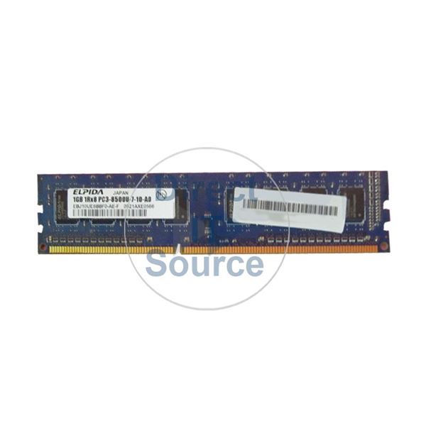 Elpida EBJ10UE8BBF0-AE-F - 1GB DDR3 PC3-8500 240-Pins Memory