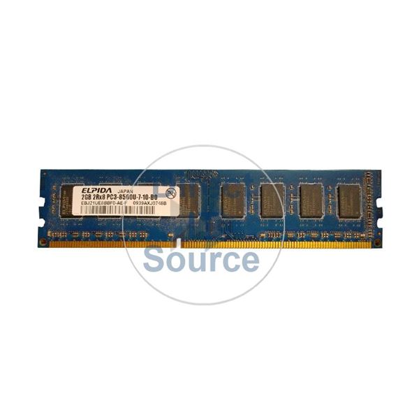 Elpida EBJ21UE8BBF0-AE-F - 2GB DDR3 PC3-8500 240-Pins Memory