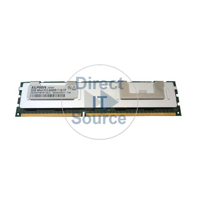Elpida EBJ82HF4B1RT-AE-E - 8GB DDR3 PC3-8500 ECC Registered 240-Pins Memory