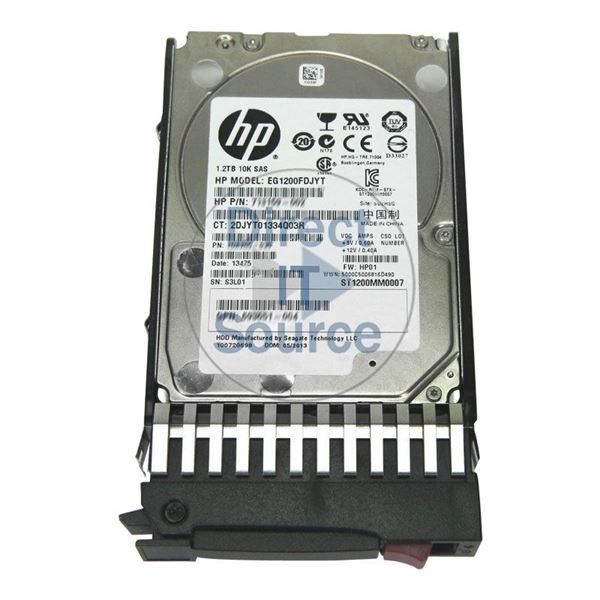 HP EG1200FDJYT - 1.2TB 10K SAS 6.0Gbps 2.5" Hard Drive