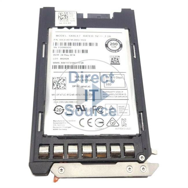 Dell F47JC - 200GB SATA 1.8" SSD