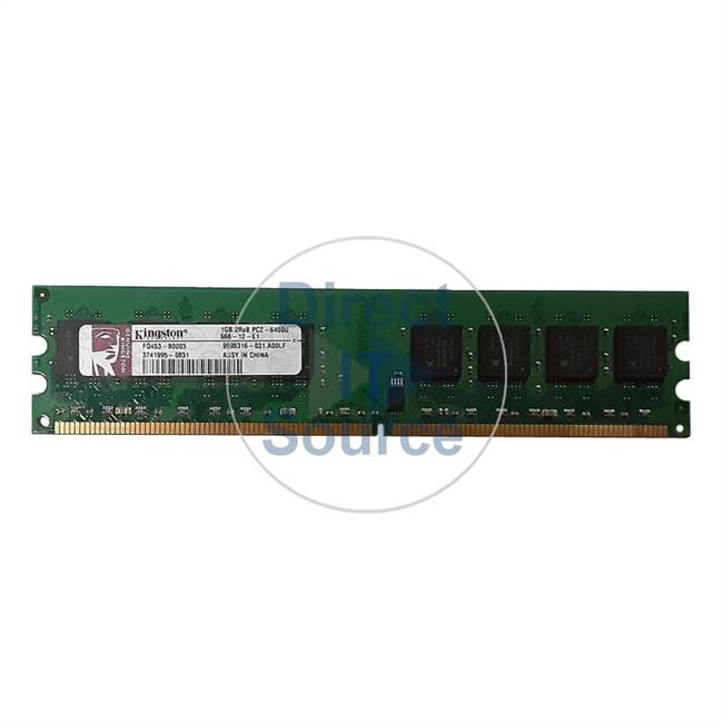 Kingston FQ453-80003 - 1GB DDR2 PC2-6400 Non-ECC Unbuffered 240-Pins Memory