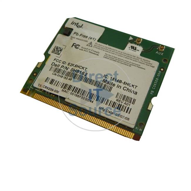 Dell H8162 - Mini PCI Wireless 802.11B- G Card