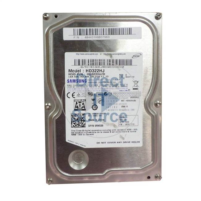 Dell HD322HJ/D - 320GB 7.2K SATA 3.5" Hard Drive