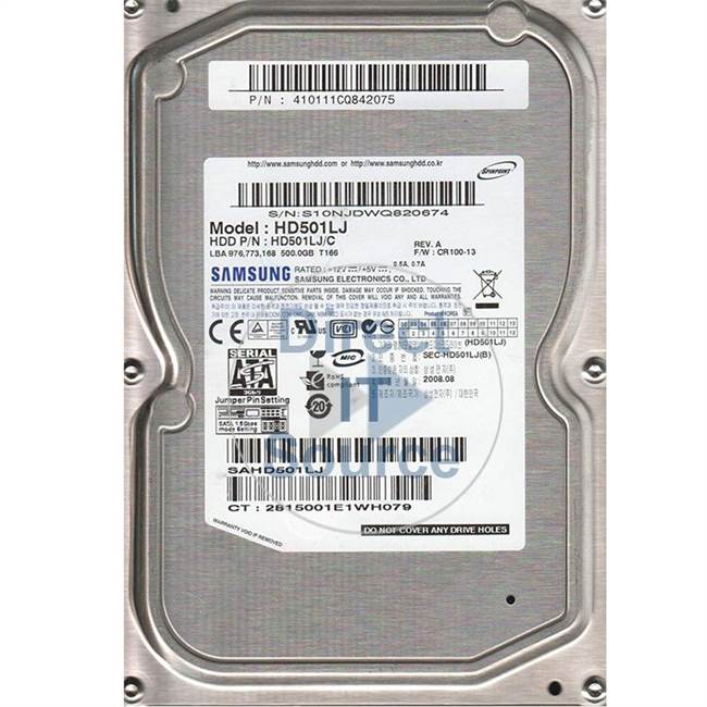 Dell HD501LJ/C - 500GB 7.2K SATA 3.5" Hard Drive