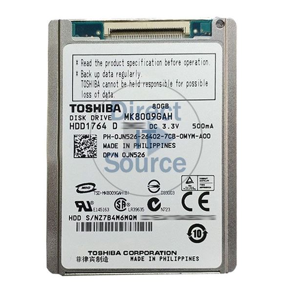 Toshiba HDD1764D - 80GB 4.2K IDE 1.8" 2MB Cache Hard Drive