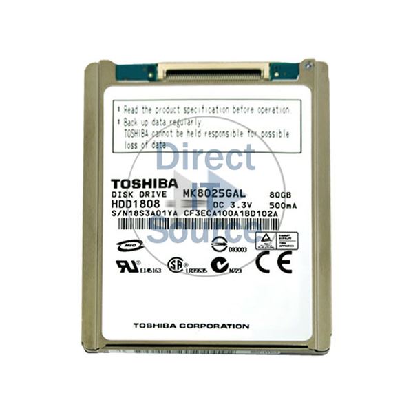 Toshiba HDD1808 - 80GB 4.2K IDE 1.8" Hard Drive