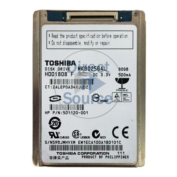 Toshiba HDD1808F - 80GB 4.2K IDE 1.8" Hard Drive