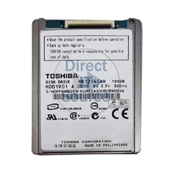 Toshiba HDD1901A - 120GB 4.2K ATA/100 1.8" 8MB Cache Hard Drive