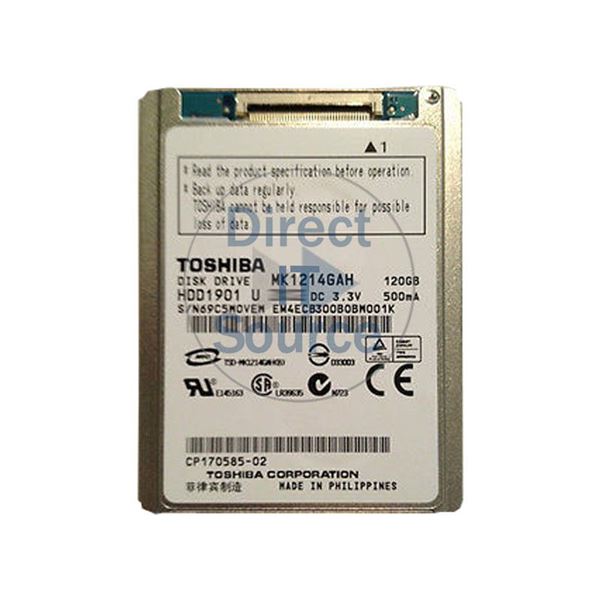 Toshiba HDD1901U - 120GB 4.2K ATA/100 1.8" 8MB Cache Hard Drive