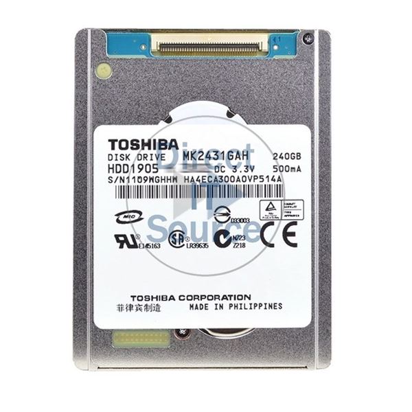 Toshiba HDD1905 - 240GB 4.2K IDE 1.8" 8MB Cache Hard Drive