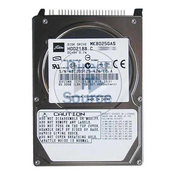 Toshiba HDD2188C - 80GB 4.2K ATA/100 2.5" 8MB Cache Hard Drive