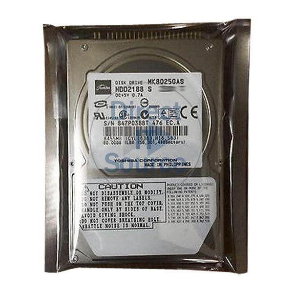 Toshiba HDD2188S - 80GB 4.2K ATA/100 2.5" 8MB Cache Hard Drive