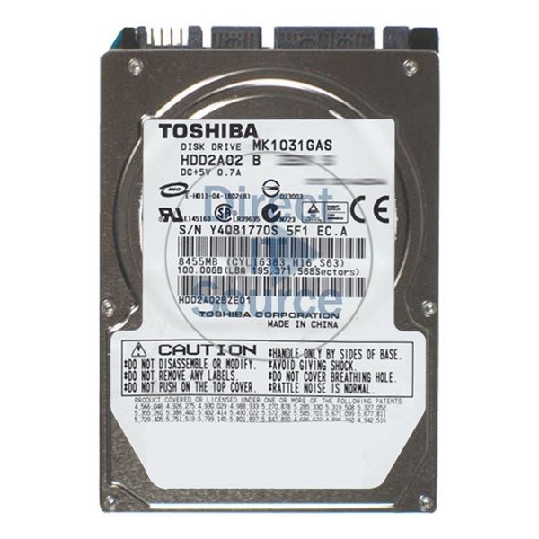 Toshiba HDD2A02B - 100GB 4.2K IDE 2.5" 8MB Cache Hard Drive