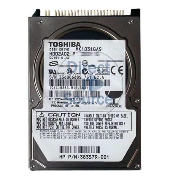 Toshiba HDD2A02F - 100GB 4.2K IDE 2.5" 8MB Cache Hard Drive