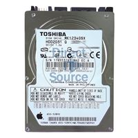 Toshiba HDD2D31Q - 120GB 5.4K SATA 1.5Gbps 2.5" 8MB Cache Hard Drive