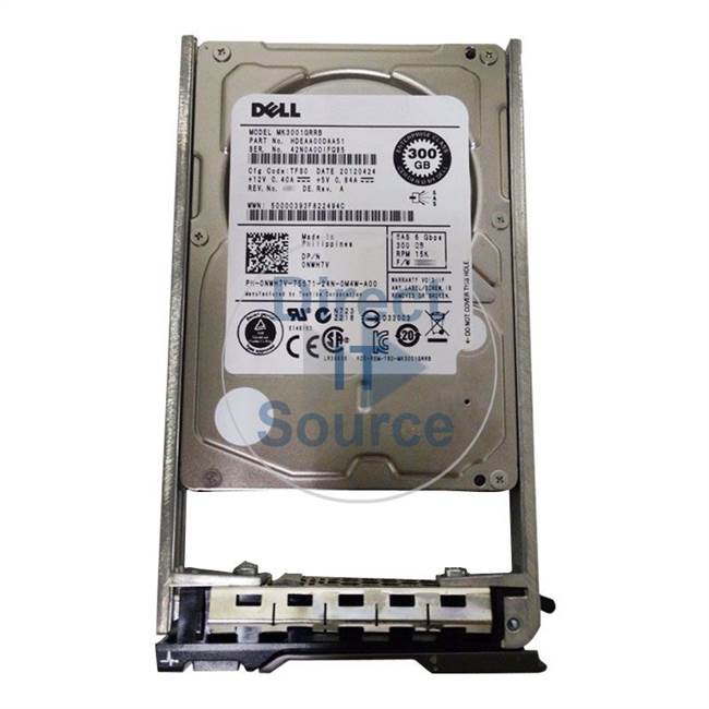 Dell HDEAA00DAA51 - 300GB 15K SAS 6.0Gbps 2.5" Hard Drive