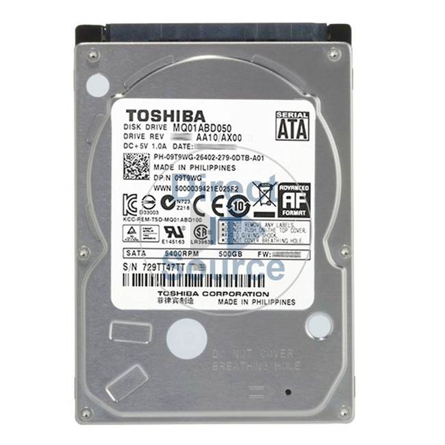 Dell HDKEB03D0A02 - 500GB 5.4K SATA 2.5" Hard Drive