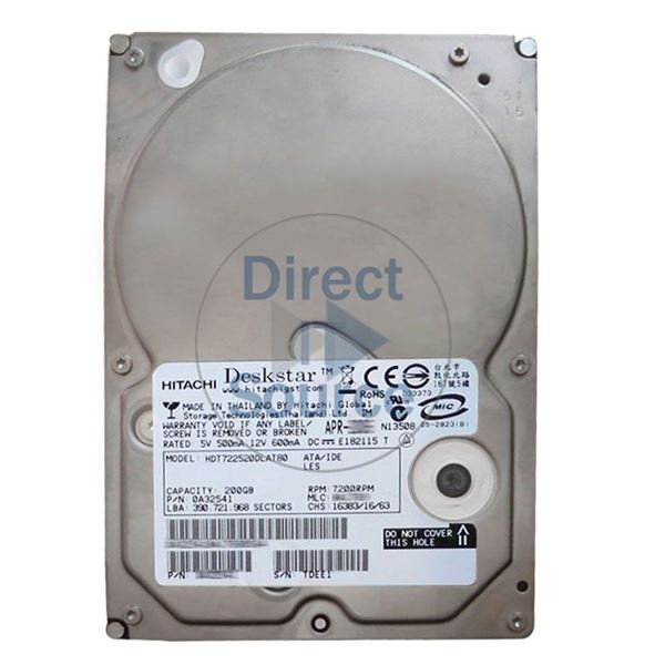 Hitachi HDT722520DLAT80 - 200GB 7.2K IDE 3.5Inch 8MB Cache Hard Drive