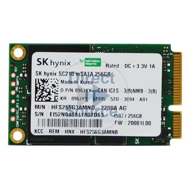 Hynix HFS256G3AMND-2200A - 256GB mSATA SSD