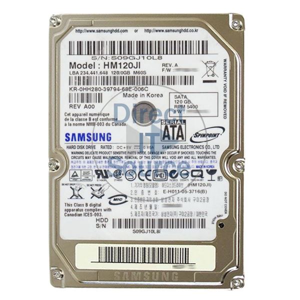 Dell HH280 - 120GB 5.4K SATA 2.5" Hard Drive