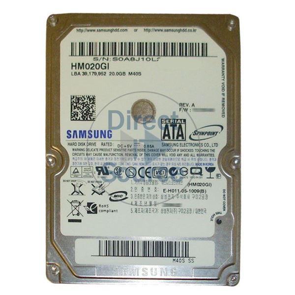 Samsung HM020GI - 20GB 4.2K 2.5Inch SATA 1.5Gbps Hard Drive